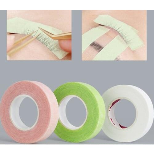 4 Pcs Medical PE False Eyelash Extension Tape Anti-allergy Easy Tear Eye Tapes for Grafting Fake Lash Eyeliner Tapes