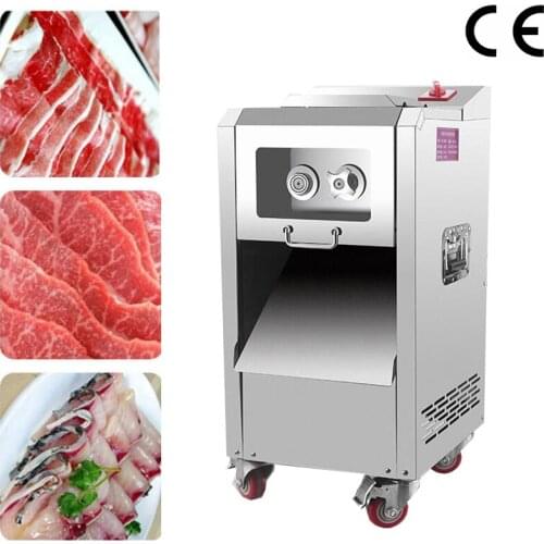 Powerful 2200W Meat Slicer Commercial Pork shredding and slicing machine 220V/110V Meat Cutting Machine