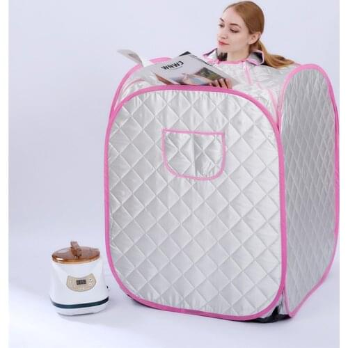 Portable Steam Sauna 2.8L 1500W Steamer Beauty Spa Room Foldable Min Home Sauna Loss Weight Factory Professional Supply