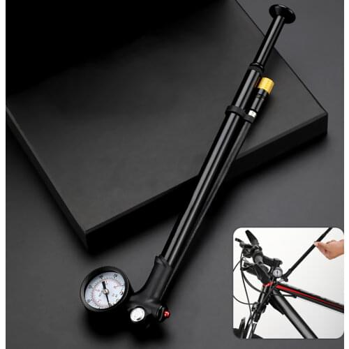 Bicycle Fork Pump High-pressure Pump Cycling Portable Pump Bike Inflator For Fork / Rear Suspension Hose Air Inflator