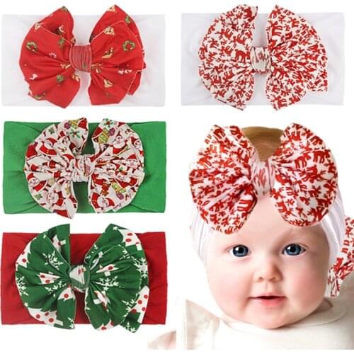 Hair bands For newborn baby Headband Nylon Soft Bow Knot Turban Hair Bands Baby Hair Accessories For Children Headwear