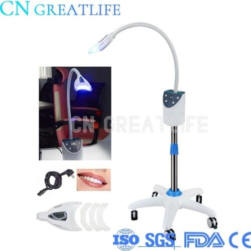 White Equipment Unit Mobile Beauty Salon Bleaching Led Light Lamp Dental Teeth Whitening System Professional