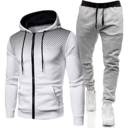 Brand Men Tracksuit Casual 2 Piece Sets 2021 Spring Autumn New Jogger Zipper Hoodies Pants MenS Sportswear Sport Suit portswear