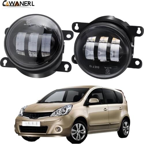 LED Fog Light Assembly For Nissan Note E11 MPV 2006-2013 Car 30W 6000LM Front Bumper Fog Lamp Daytime Running Light H11 12V