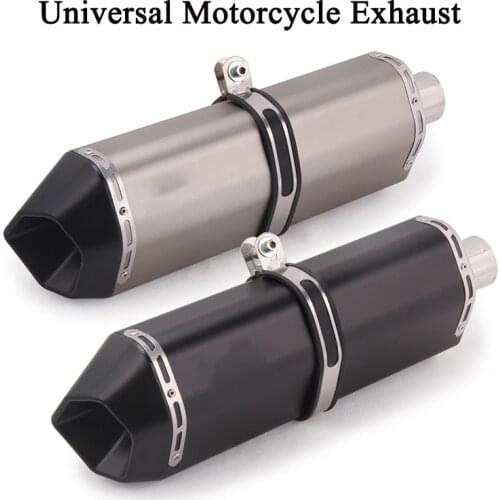 51MM Universal Motorcycle GP Exhaust Pipe Escape Modified Esacpe Exhaust Muffler For CRF 230 MT 09 FZ8 VERSY650 R3 R6 DUKE ATV