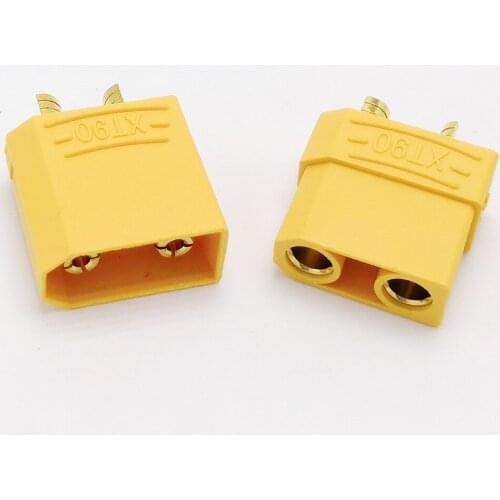XT90 XT-90 Banana Plug socket Gold Plated Bullet Connectors Plug For RC LiPo Battery 10pcs/lot
