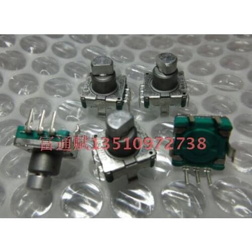 The Japan ALPS encoder code switch 360 degree turn EC11-30 15 pulse 8.5mm half shaft belt switch