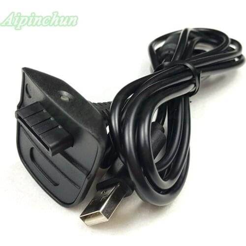 Aipinchun USB Play Charger Charge Cable Cord Adapter with EMIFIL For Xbox 360 Controller