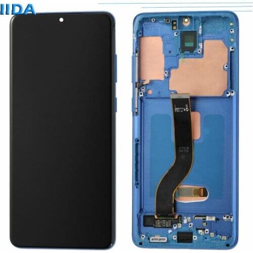 OLED For Samsung Galaxy S20 Plus LCD Display Touch Screen Digitizer Aura Blue