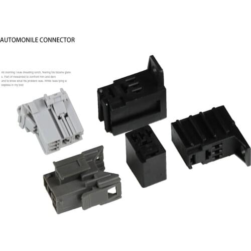1 Set 5 Pin Automobile Black Grey Relay Socket Parking Heater Base Violet Relay DJ7051-4.8/6.3-21