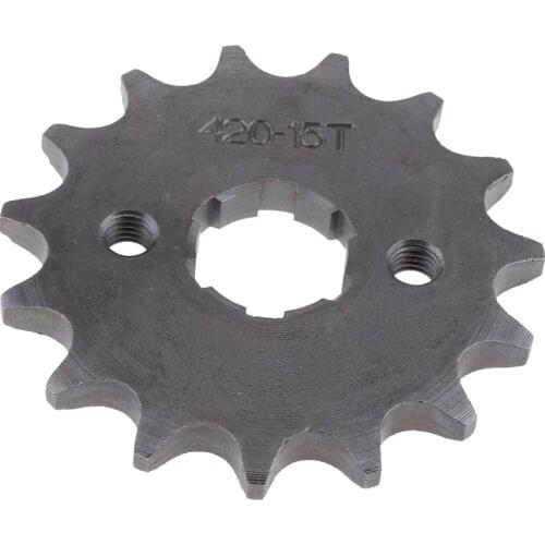 15T Teeth Front Sprocket Cog 420 Chain For 110 125 140cc Bike