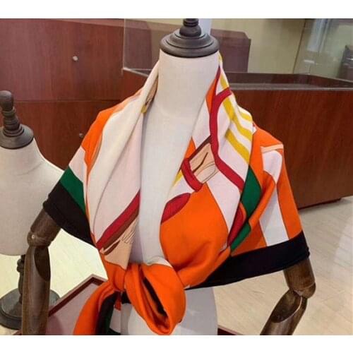 2020 new arrival winter colorful horse 70% cashmere 30% silk big scarf 135*135 cm warm fashion wrap shawl for women lady