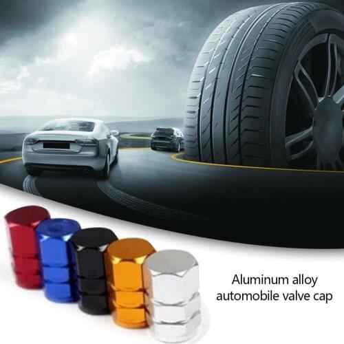 4Pcs/Set Alloy Tire Valve Cap Automobiles Dust Proof Wheel Valve Caps Auto Decorative Accessories