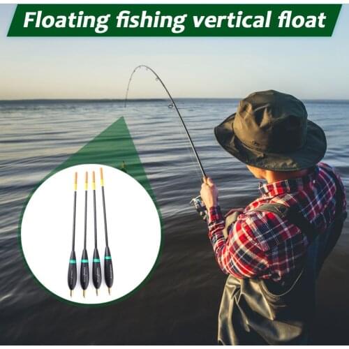 4pcs/lot Rock Fishing Floats Buoy Bobber Stick Balsa Carp Fishing Tackle 26cm / 25cm / 24.5cm/24cm Balsa fir