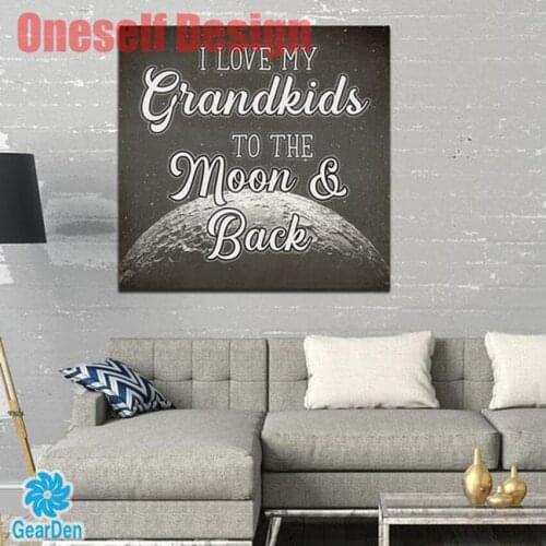 Love you family 5d diamond painting full square diy diamond mosaic sale family rhinestone pictures decoration home wall sticker