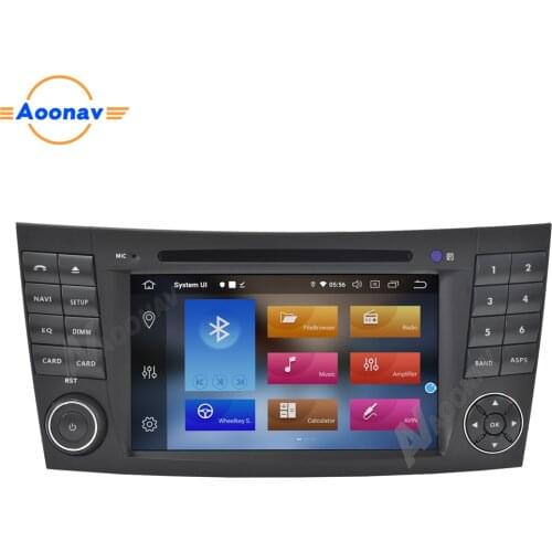 2 DIN Android 10 Car radio For E-Class W211 Mercedes Benz CLK G-Class W463 CLS W219 2002-2009 car auto stereo navigation audio