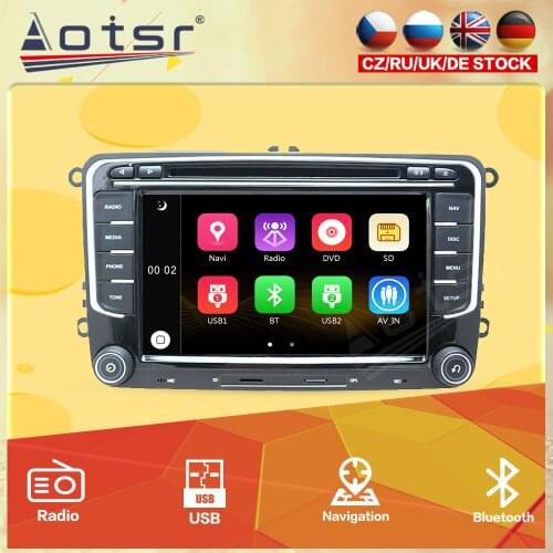 Car Radio For Volkswagen GPS Navigation Universal Multimedia Player Autoradio Headunit Auto Audio Stereo DSP Support DSP Carplay