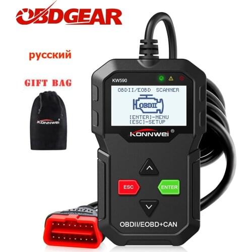 KONNWEI KW590 OBD2 Scanner Car Diagnostic Scanner for Auto OBD 2 Auto Diagnostic Tool Car Scanner Tools Better Than Elm327 Wifi
