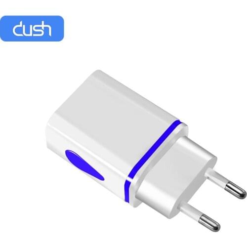 DUSH Quick Phone Charger EU US 2.1A charger USB portable Charging Mobile Phone Charger 2 USB For iPhone Samsung Huawei