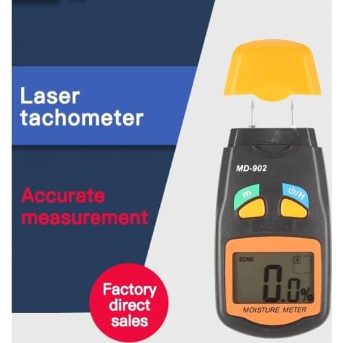 Pins Digital Display Wood Moisture Humidity Tester Timber Damp Detector portable LCD Meter MD-902