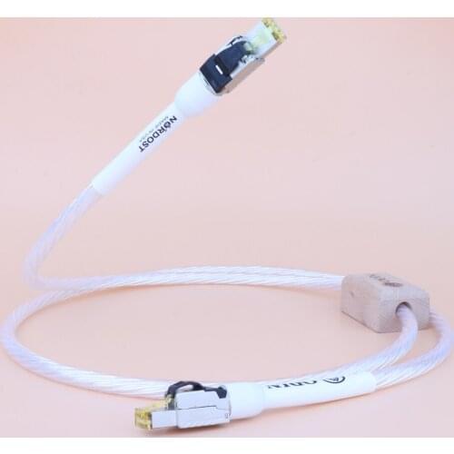Nordost ODIN Ethernet Cable Cat8 Speed Lan Cable RJ45 Network Patch Cable with high purity silver plated conductor