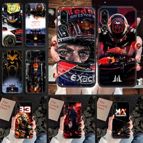 F1 Racer 33 Number Phone case For Huawei P Mate P10 P20 P30 P40 10 20 Smart Z Pro Lite 2019 black pretty prime silicone coque 3D