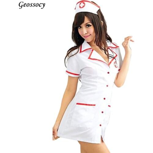 Эротические костюмы медсестры Geossocy China At AliExpress