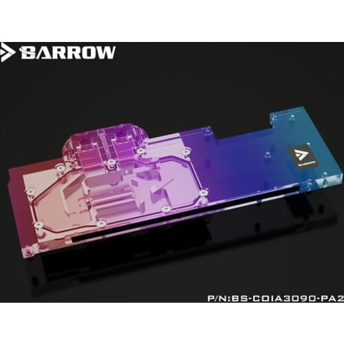 Barrow PC water cooling GPU cooler video card Graphics Radiator for Colorful RTX 3090/3080 Advanced OC LRC2.0 BS-COIA3090-PA2