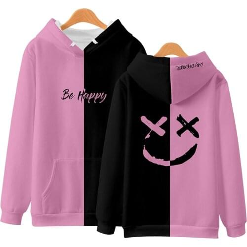 Fashion Hoodies Sweatshirts Men/Women/Kids Smile Face Print Headwear Hip Hop Hoodie Streetwear Clothing Plus Size XXS-4XL