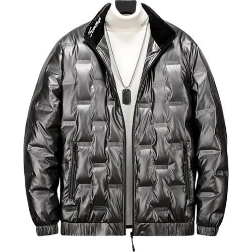 L-8XL Plus Size Male Down Coats Winter New White Duck Down Jackets Thick Warm High Quality Bomber Jacket Down Coats Men Clothing