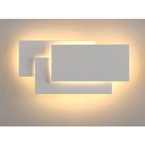Led Wall Lamp Bedroom for Home Decor 12w Square Background Living Room Lighting