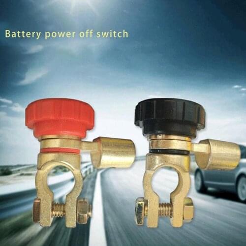 New Car Battery Terminal Link Switch Quick Cut-off Disconnect Isolator Switch Truck Parts Auto Accessories Battery Disconnector