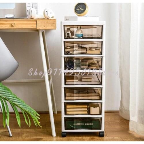 Office Storage Cabinet Drawer Type File Storage Box Under Table Storage Storage Box Nail Multi-layer Stationery Rack