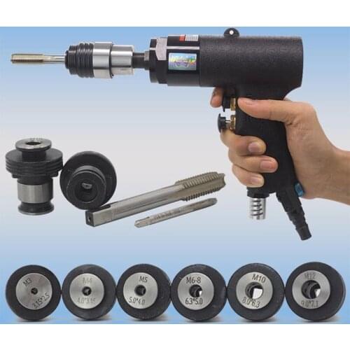 Pneumatic tapping machine, tapping machine gun type pneumatic power thread machine M3-M12 tap drilling machine