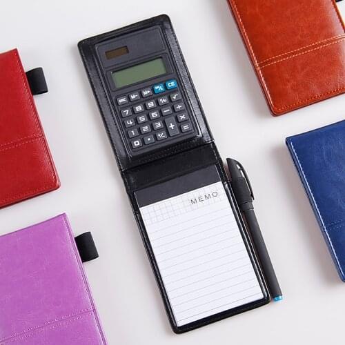 A7 Portable Work Notebook Creative Portable Notebook With Calculator Multi-Function Notes A Variety Of Portable And Compact