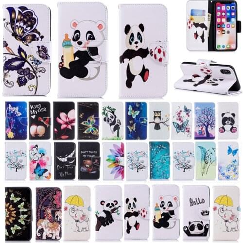 Luxury PU Leather Wallet Case For iPhone XR XS X Flip Stand Cover for iPhone 10 8 7 6 S 6S Plus Card Slot Holder Phone Case