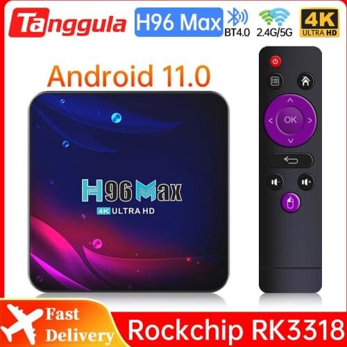 H96 MaxSmart TV Box Android 11 4K Hd Youtube Google Play 5G Wifi Bluetooth Receiver Media Player HDR USB 3.0 4G 32Gb 64Gb Tv Box