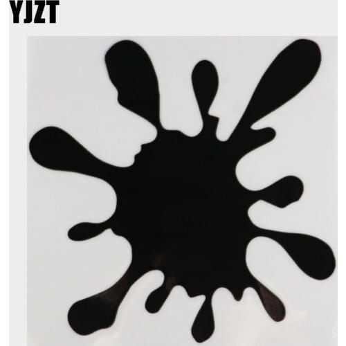 YJZT 16.4X16.4CM Paint Stain Funny Scratch Occlusion Vinyl Decal Car Bumper Sticker C25-0420