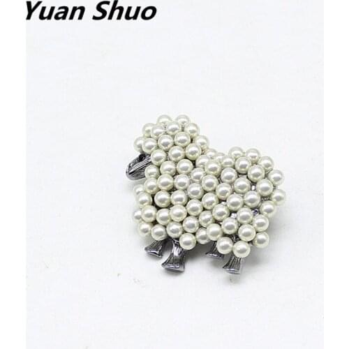 YuanShuo Beaded Brooches For Clothes