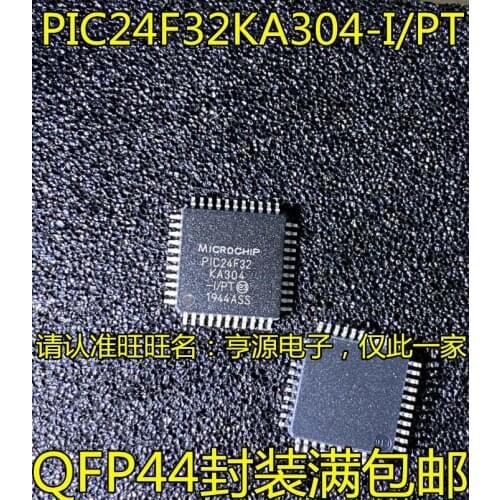 100% New&original PIC24F32KA304-I/PT QFP32 PIC24F32KA304