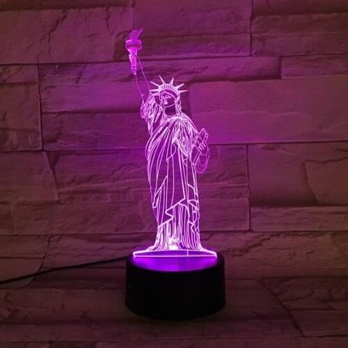 Nighdn 3d Lamp Creative Night Light Bedroom Beside Lighting Desktop LED Lighting Home Decor Christmas Gifts Girls Boys