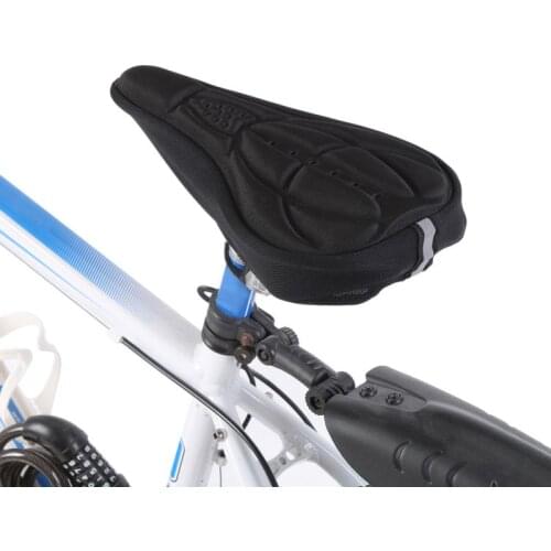 3D Soft Bicycle Saddle Cover MTB Mountain Bike Bicycle Saddle Silicone Gel Sponge Cushion Cover Thickened Comfort Ultra Soft Pad