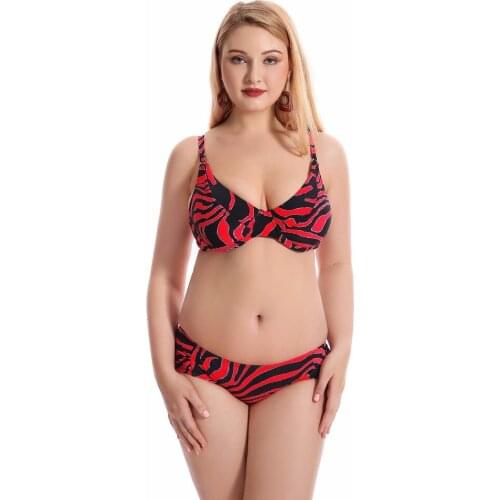 Bikini 2019 Women Plus Size Swimsuit Sexy Swimwear High Waist Brazilian Biquini Two Piece Bathing Suit Body Suit