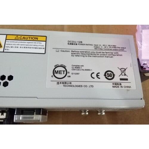 Fiber Optic Equipments Distribution Unit HW DCDU-12B DC 48V power supply for Huawei cabinet PDU