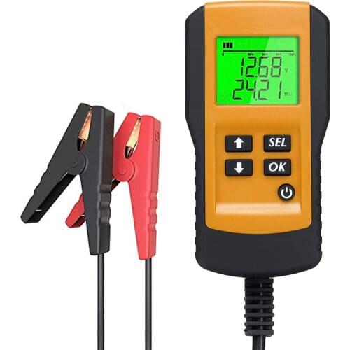 KKMOON Professional Digital 12V Car Battery Tester Load Test Analyzer for Voltage Resistance and Deep Cycle Battery Life