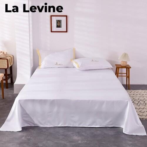 Washed Silk Bedsheet Solid Color Modern Simplicity Flat Sheet Hygroscopic Breathable Comfortable Home Textile Bedding Coverlet