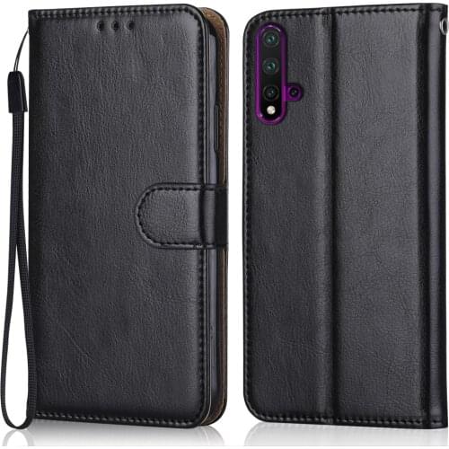 Folio Luxury Leather Case for On Huawei Nova 5T YAL-L21, YAL-L61, YAL-L71, YAL-L61D Wallet Stand Flip Case Phone Bag