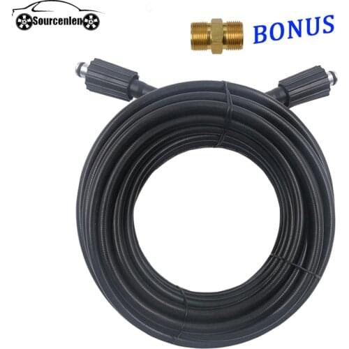 For Karcher Elitech Interskol Huter High Pressure Washer Hose Cord Pipe CarWash Hose Water Cleaning Extension Hose M22-pin 14/15