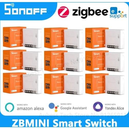 SONOFF ZBMINI Zigbee 3.0 DIY Smart Switch Two Way Switch APP Remote Control Works With SmartThing/Hue Hub/SONOFF ZB Bridge Hot