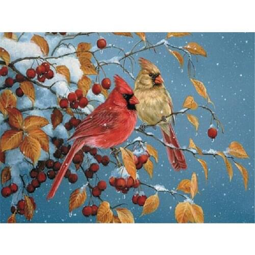 Bird Animal Printed Canvas 11CT Cross Stitch Full Kit DIY Embroidery DMC Threads Handicraft Sewing Painting Craft Sales Decor